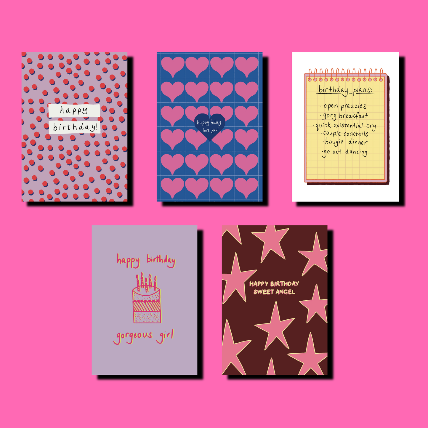 Birthday Card Pack | Greetings Card