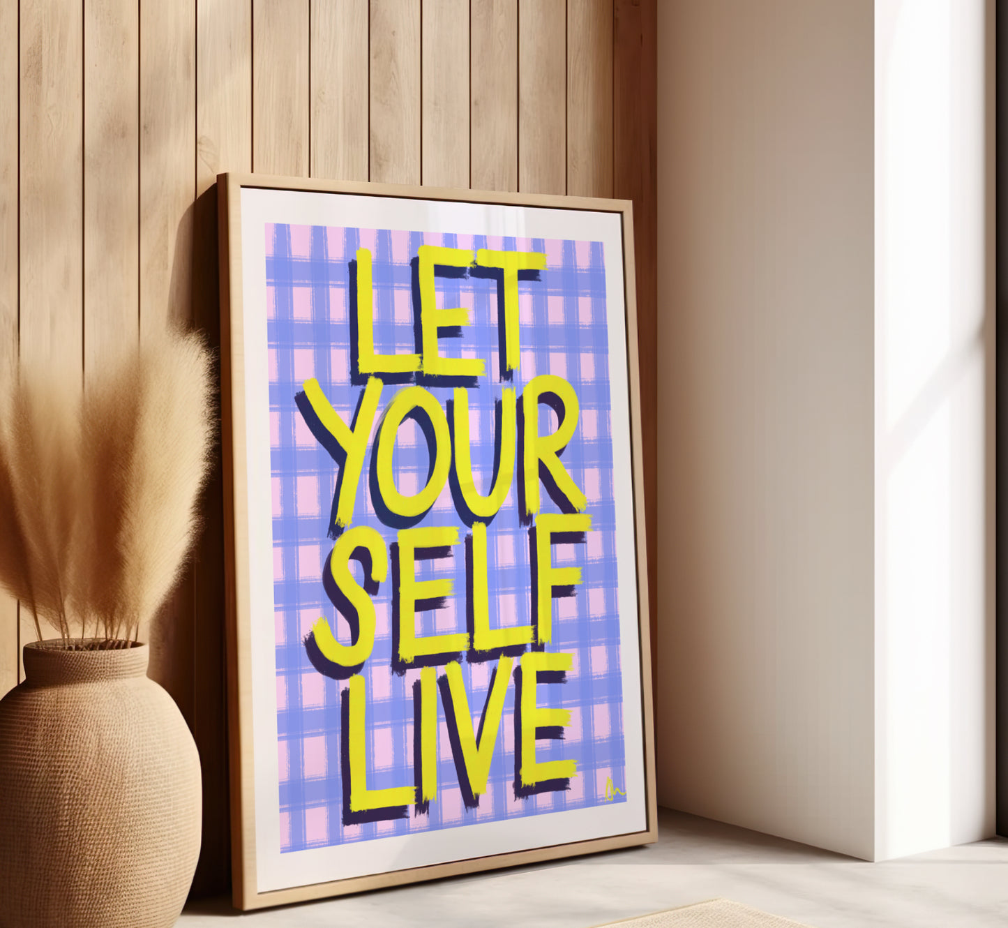 Let Yourself Live | Vibrant Relatable Print