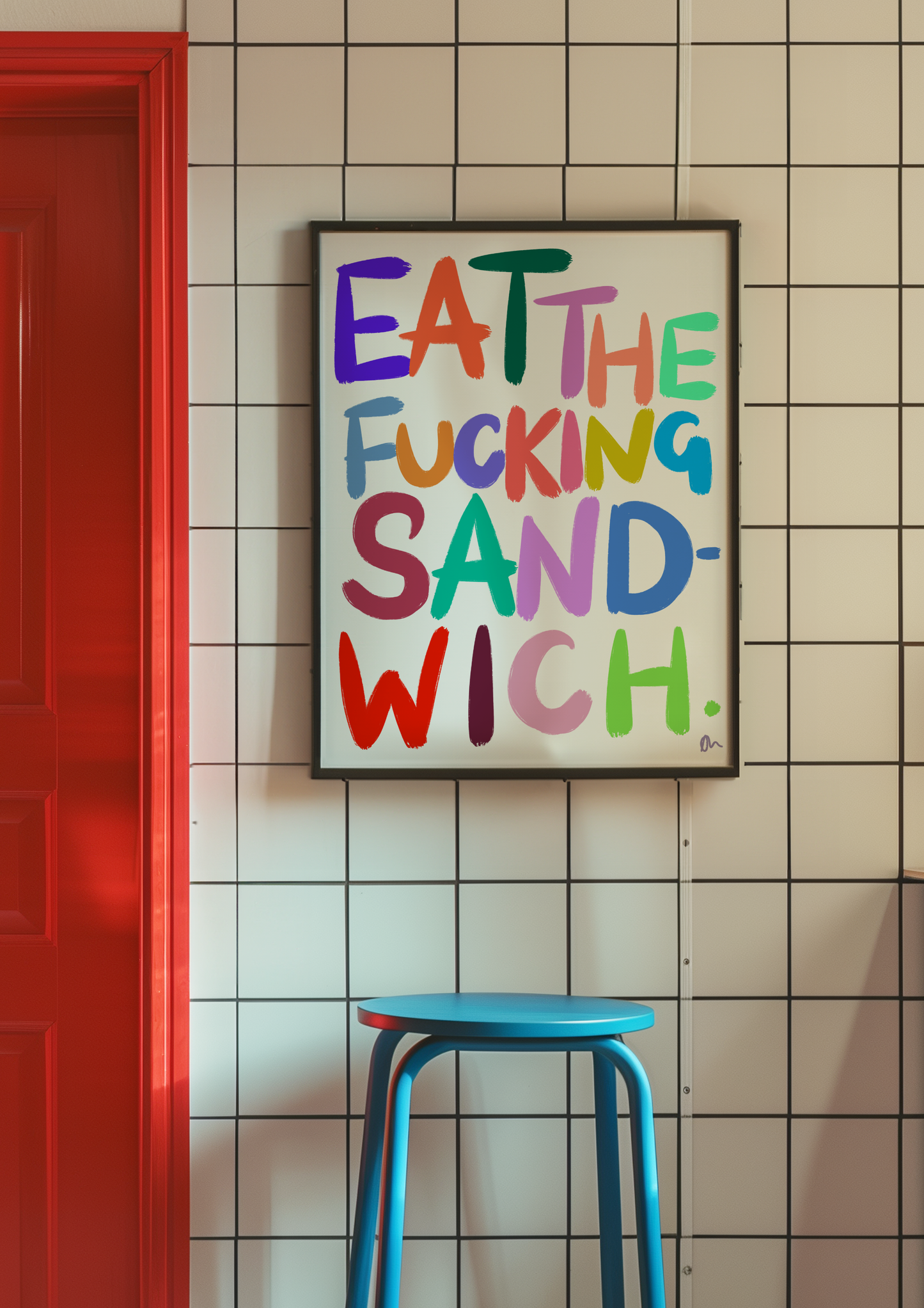 Eat The F*cking Sandwich | Kitchen Print