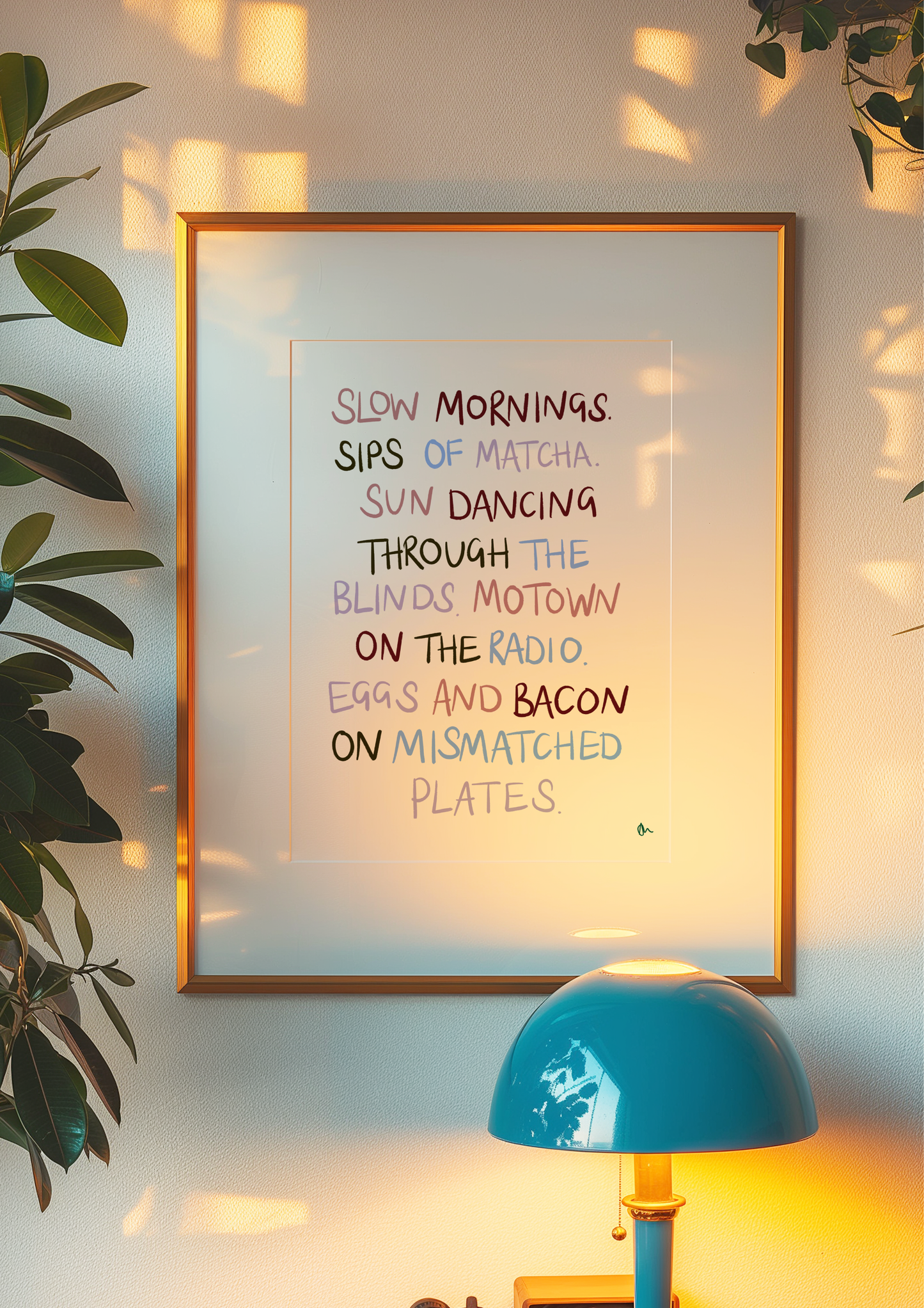 Slow Mornings | Kitchen Print
