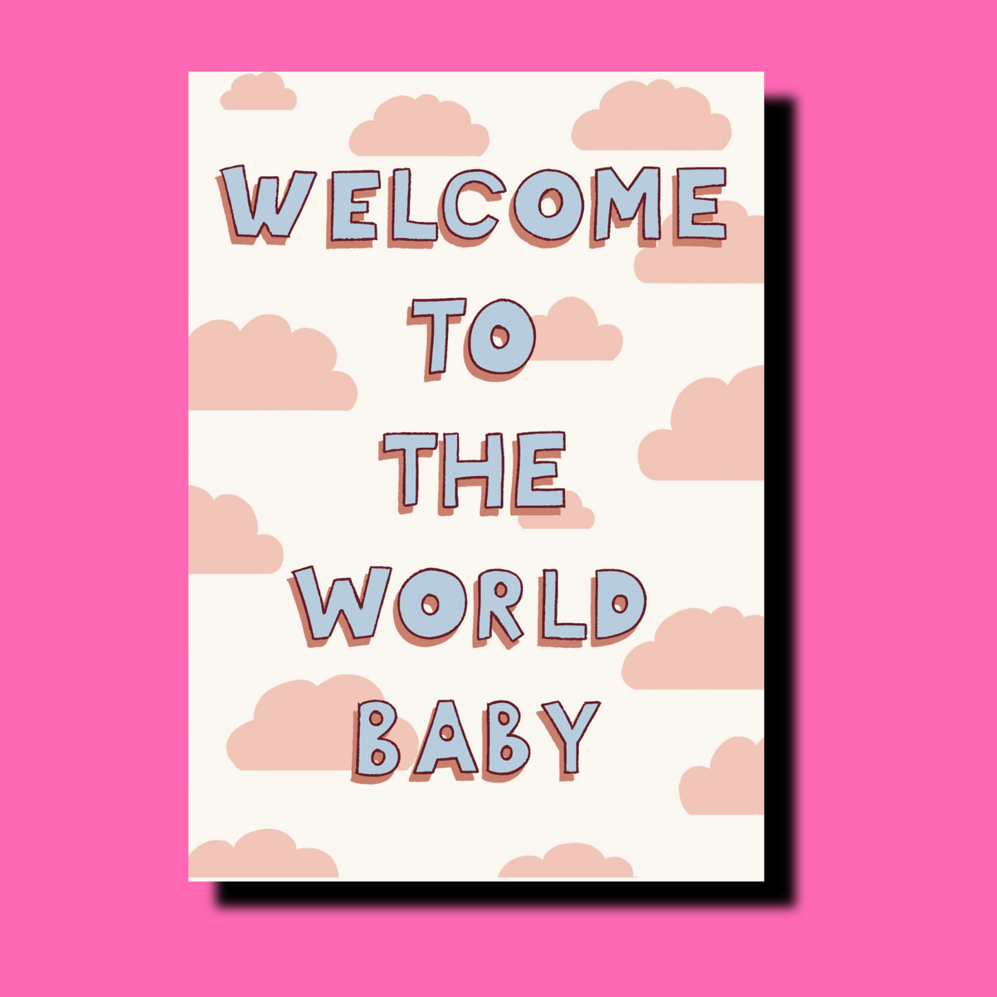 Welcome To The World | New Baby Greetings Card