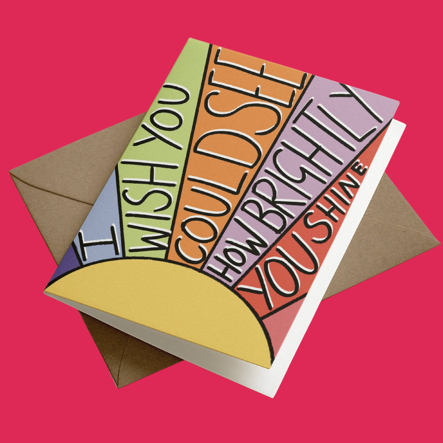 How Brightly You Shine | Cute Positive Achievement Greetings Card