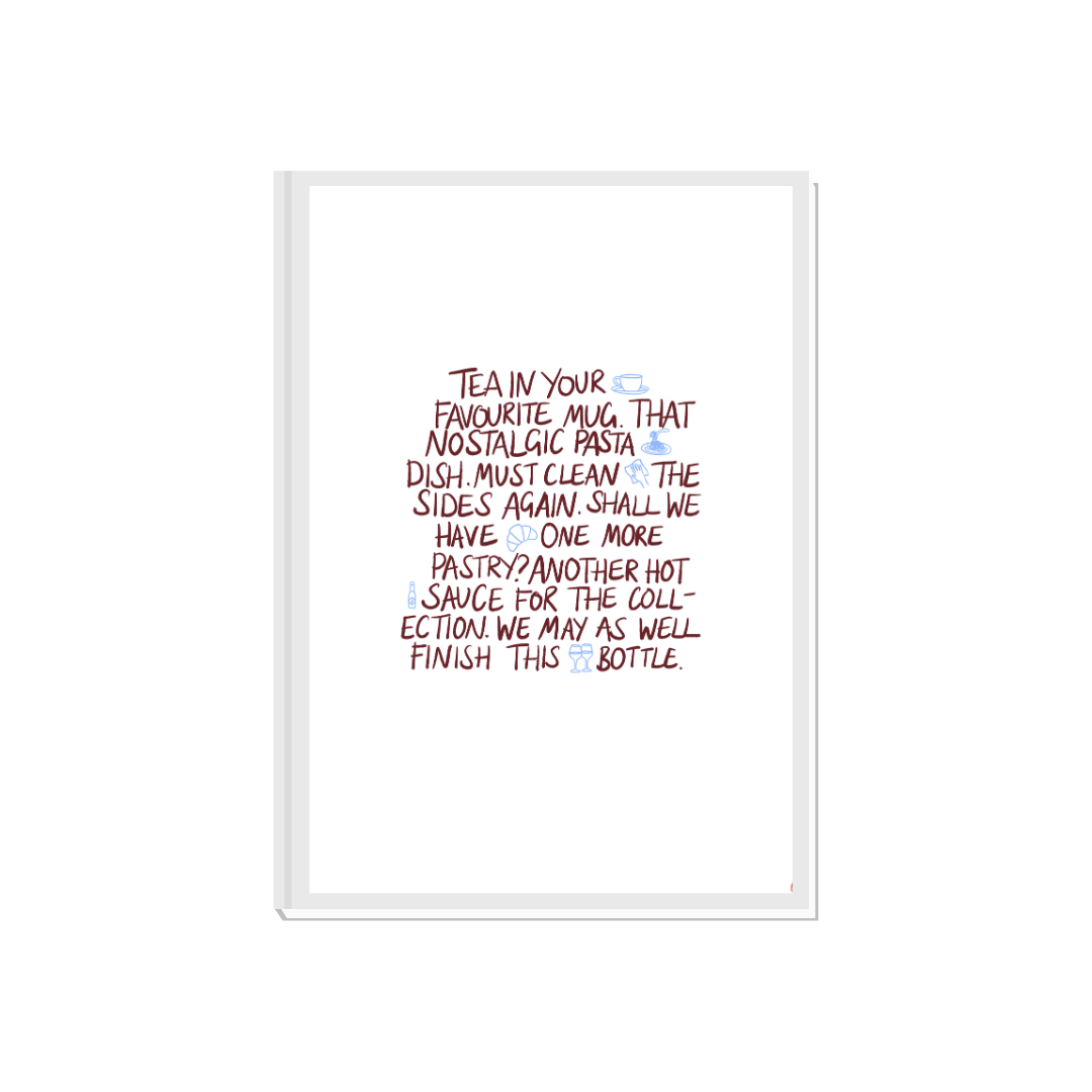 Kitchen Mantras | Kitchen Relatable Minimalist Prints