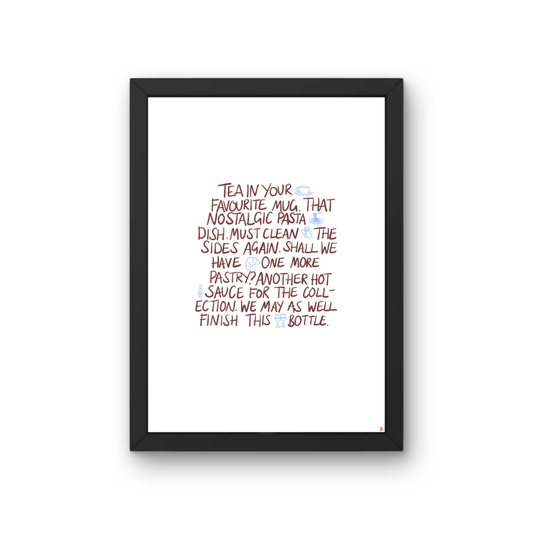 Kitchen Mantras | Kitchen Relatable Minimalist Prints