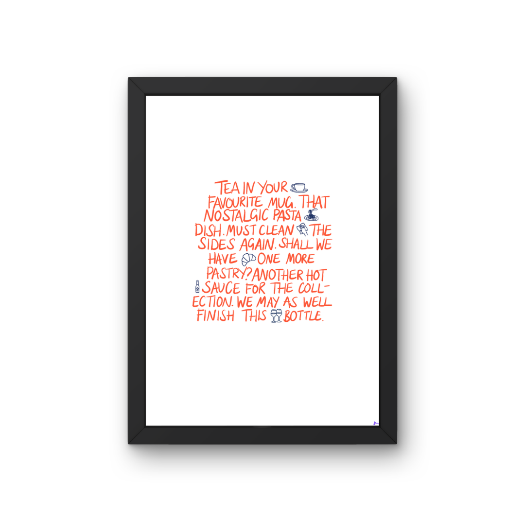 Kitchen Mantras | Kitchen Relatable Minimalist Prints