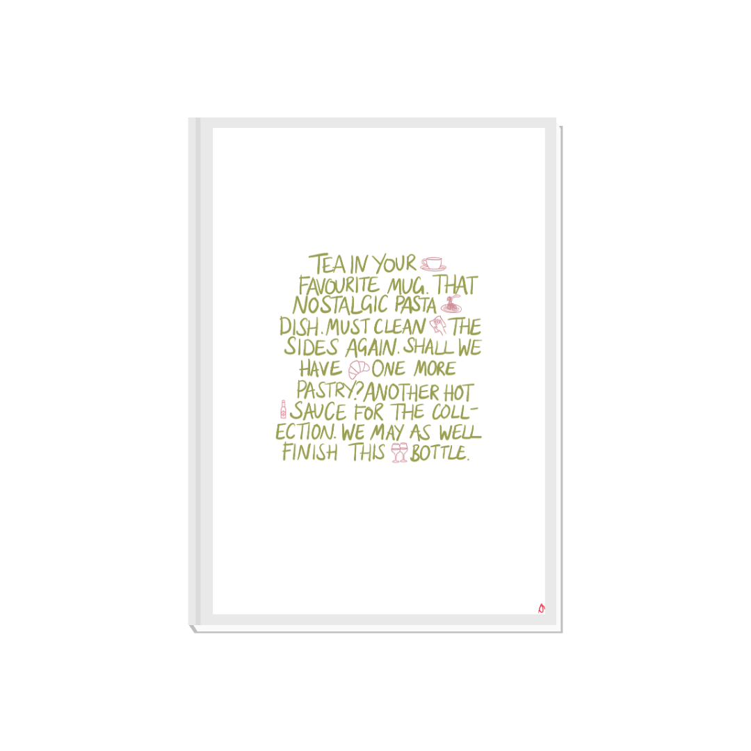 Kitchen Mantras | Kitchen Relatable Minimalist Prints