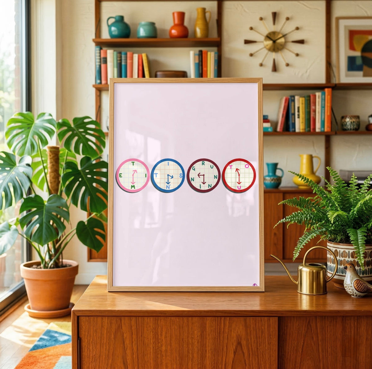 Time Isn’t Running Out | Motivational Print Wall Art