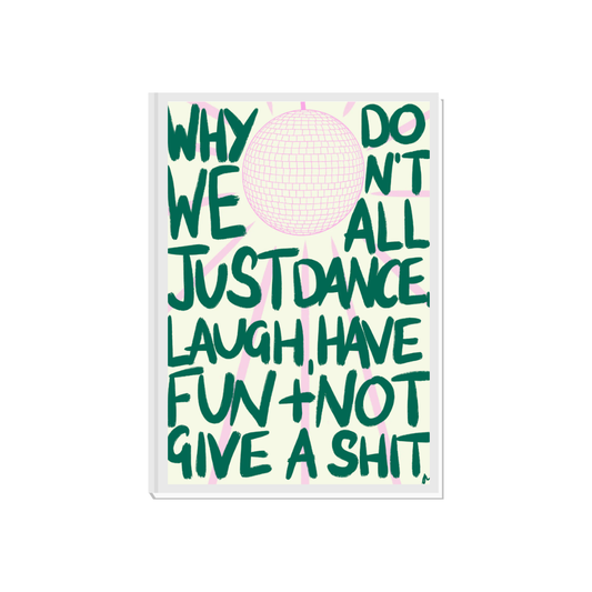 Just Dance | Vibrant Lilac and Green Disco Ball Print Wall Art