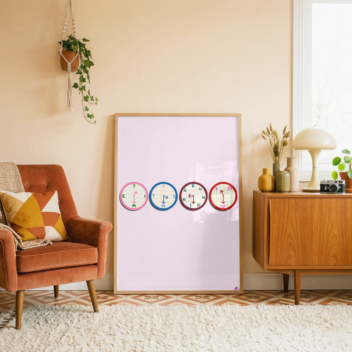 Time Isn’t Running Out | Motivational Print Wall Art