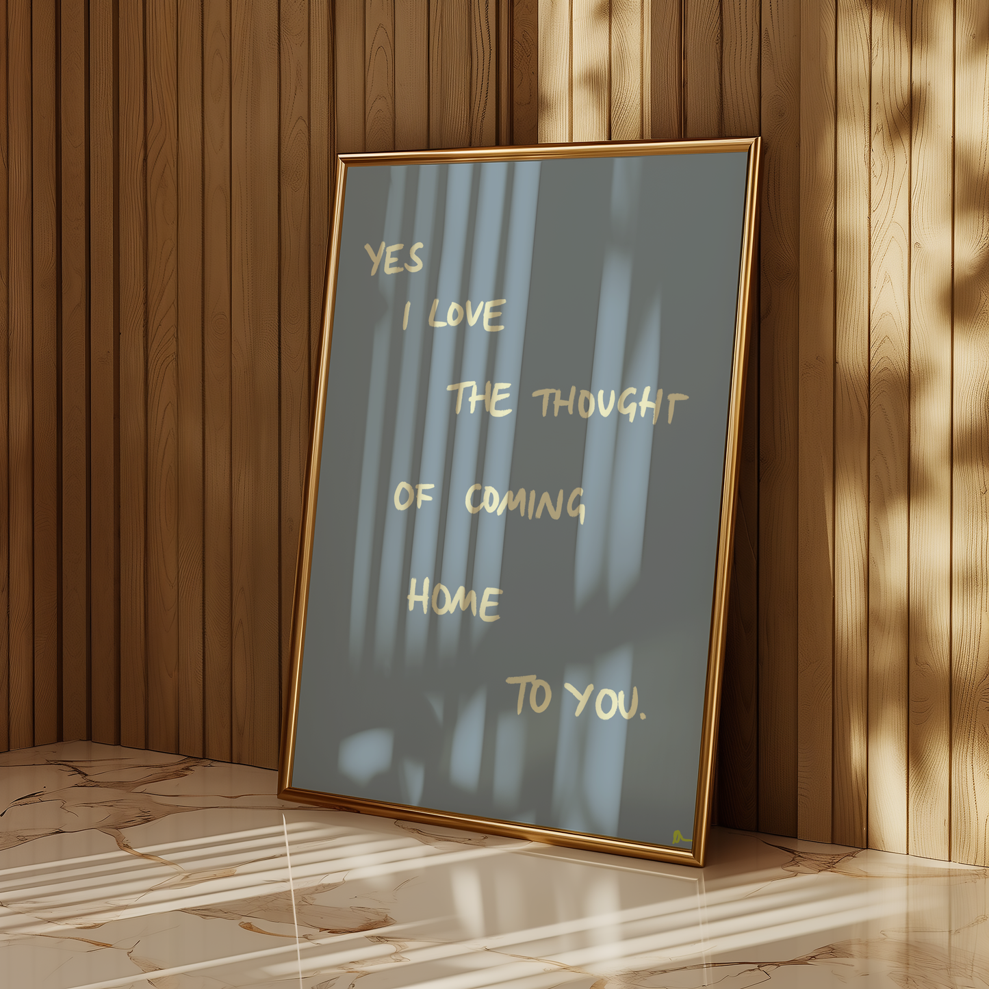 Coming Home To You | Grey Print