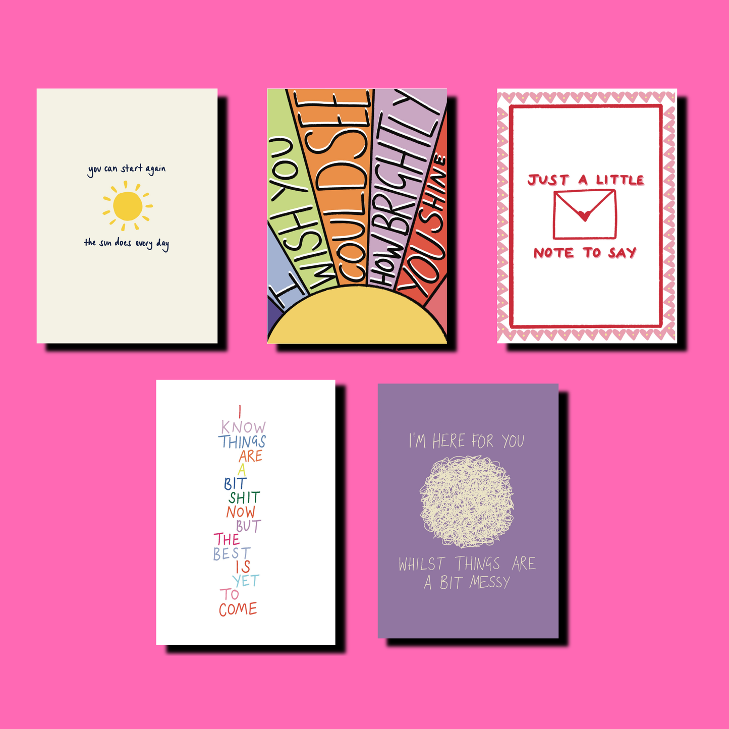 Positivity Card Pack | Greetings Cards